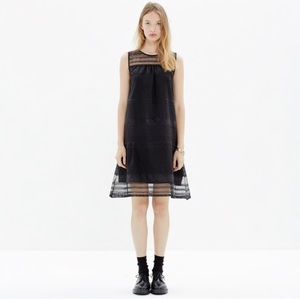 Madewell Dusksheer Dress Embroidered and Sheer 0